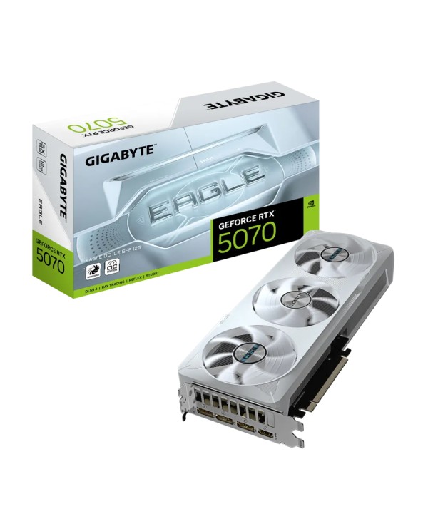 GIGABYTE GeForce RTX 5070 EAGLE OC ICE SFF 12G