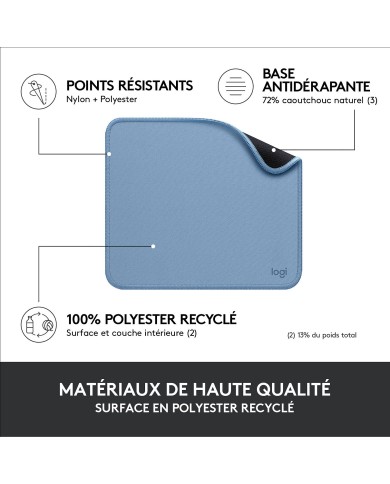 Logitech Mouse Pad Studio Series (Bleu Gris) - Tapis Souris Logitech Mouse Pad Studio Series (Bleu Gris) - Tapis Souris