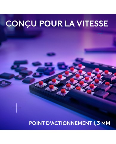 Logitech G G515 TKL Lightspeed Noir (Tactile Version) - Clavier PC Logitech G G515 TKL Lightspeed Noir (Tactile Version) - Clavier PC