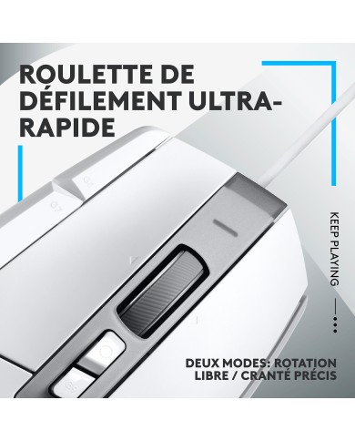 Logitech G502X Blanc - Souris Logitech G502X Blanc - Souris