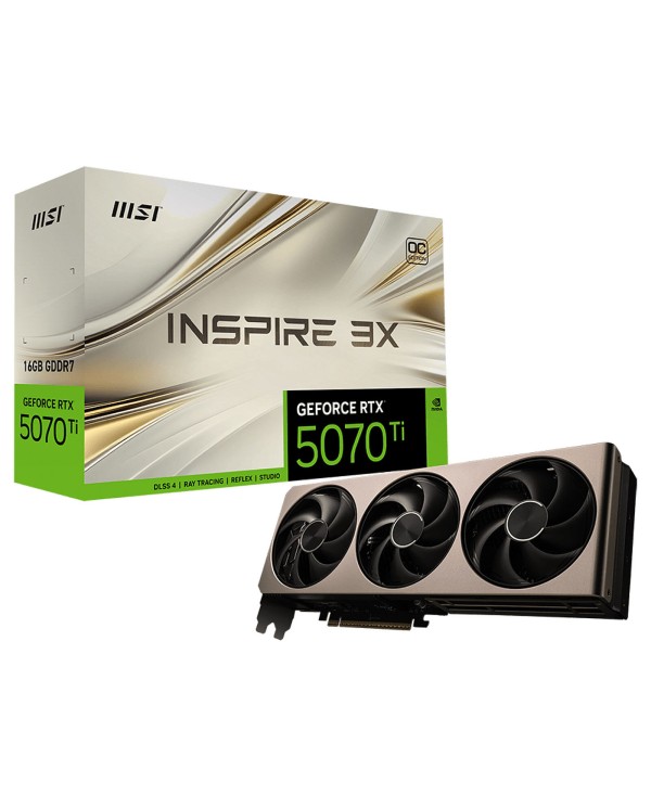 MSI GeForce RTX 5070 Ti 16G INSPIRE 3X OC