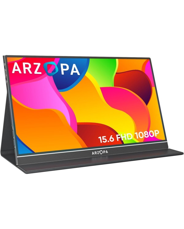 ARZOPA S1 TABLE – Moniteur Portable 15,6" FHD IPS (HDMI/USB-C, Eye Care, Compatible PC/Mac/PS5/Xbox)