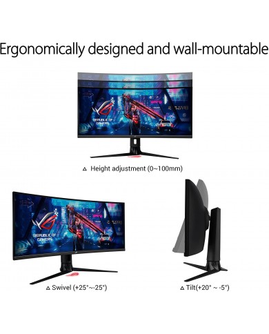 ROG Strix XG349C 34 POUCES UWQHD (3440 x 1440) overclockable 180Hz ROG Strix XG349C 34 POUCES UWQHD (3440 x 1440) overclockable 180Hz
