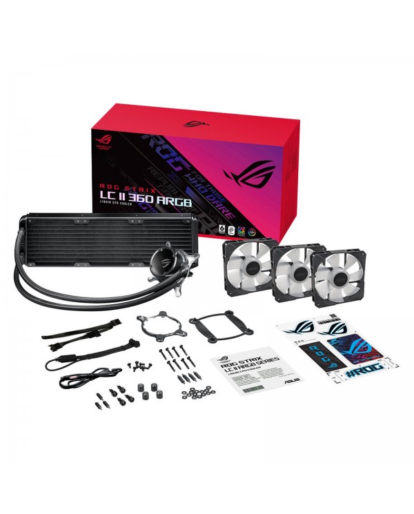 ASUS ROG Strix LC II 360 ARGB , COOLER 3 FANS