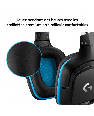 Logitech G G432 - Micro-casque - Pc Gamer Casa -Maroc Logitech G G432 - Micro-casque - Pc Gamer Casa -Maroc