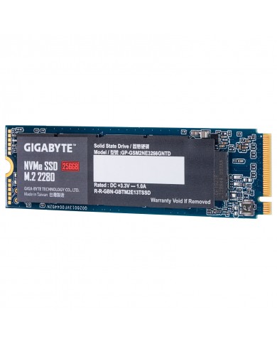 Gigabyte NVMe M.2 2280 NVMe 256 Go  - Pc Gamer Casa