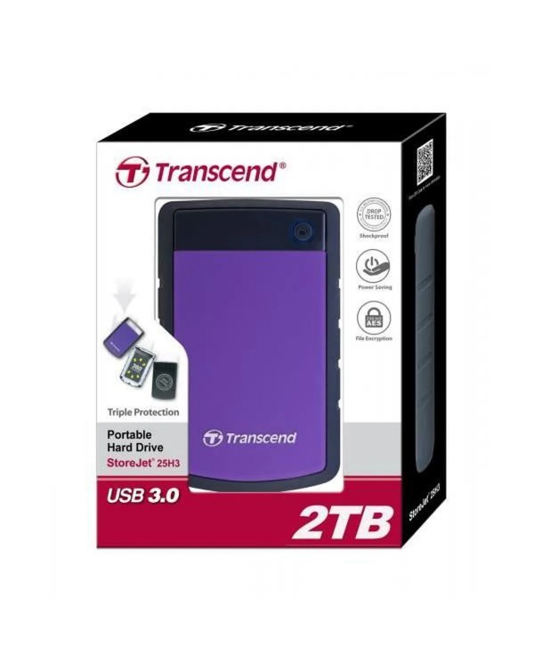TRANSCEND STOREJET 25H3P (USB 3.0) 2TB