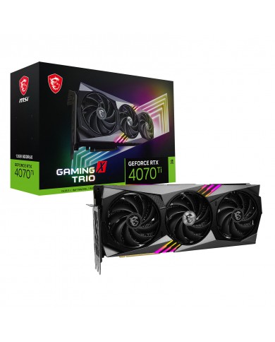 MSI RTX 4070 Ti GAMING X TRIO 12GB - Pc Gamer Casa MSI RTX 4070 Ti GAMING X TRIO 12GB - Pc Gamer Casa