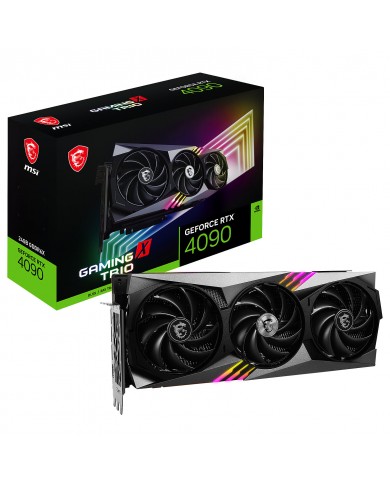 MSI RTX 4090 GAMING X TRIO 24GB - Pc Gamer Casa MSI RTX 4090 GAMING X TRIO 24GB - Pc Gamer Casa