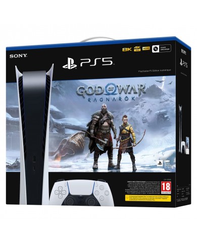 Sony PlayStation PS5 Digital Edition + God of War: Ragnarok - Pc Gamer Casa Sony PlayStation PS5 Digital Edition + God of War: Ragnarok - Pc Gamer Casa