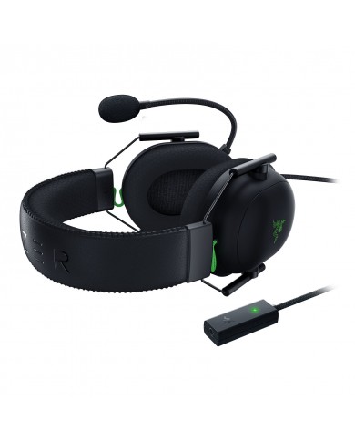 Razer Blackshark V2 + USB Mic Enhancer - Pc Gamer Casa Razer Blackshark V2 + USB Mic Enhancer - Pc Gamer Casa