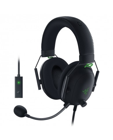 Razer Blackshark V2 + USB Mic Enhancer - Pc Gamer Casa Razer Blackshark V2 + USB Mic Enhancer - Pc Gamer Casa